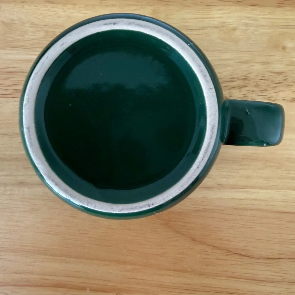 Smugglers‎ Notch Vermont Green Speckled Souvenir Ceramic Coffee Mug